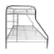 Homeroots 78" X 54" X 60" Twin Over Full Silver Metal Tube Bunk Bed 286578 - alternate 5