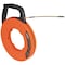 Klein Tools Fiberglass Fish Tape with Spiral Steel Leader, 50-Foot 56350 - alternate 1