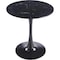 Leisuremod Bristol Round MDF Dining Table - Pedestal Base Kitchen Table, Modern Style BTBL-B31BLMT - alternate 1