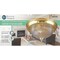 Boston Harbor Single Light Flush Mount Ceiling Fixture, 120 V, 60 W, 1-Lamp, A19 or CFL Lamp F52BB01-8030C3L - alternate 2