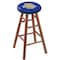 Holland Bar Stool Co Oak Counter Stool, Medium Finish, Marquette University Seat RC24OSMed - alternate 1
