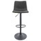 Leisuremod Tilbury Modern Adjustable Bar Stool with Footrest and 360-Degree Swivel, Charcoal Black TS29BL - alternate 5