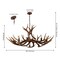 Jonathan Y Eldora 49" 10-Light Rustic Farmhouse Adjustable Resin Antler LED Chandelier, Brown JYL6320A - alternate 5