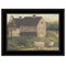 Homeroots Stone Barn 3 Black Framed Print Wall Art 406438 - alternate 1