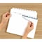 Avery reg Print  Apply Clear Label Dividers  Index Maker Easy Apply Label Strip, White AVE11436 - alternate 2