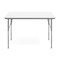 Flash Furniture Wren 48 in x 24 in Adjustable Height Activity Table, Thermal Laminate Top, Standard Legs, White XU-A2448-REC-WHT-T-A-GG - alternate 5