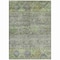 Homeroots 5' X 8' Sage And Gray Floral Washable Indoor Outdoor Area Rug 606219 - alternate 6
