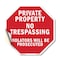 Signmission Private Property No Trespassing Vio, 10 Inch X 10 Inch, Vinyl Decal OC-D-10-157 - alternate 1