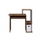 Homeroots 37" Oak and Black Wood and Metal Computer Desk 491432 - alternate 4