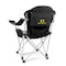 Picnic Time Family Of Brands NCAA Oregon Ducks Reclining Camp Chair - Beach Chair for AdultsBlack with Gray Accents 803-00-175-474-0 - alternate 1