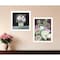 Homeroots Set Of Two Lilac and Wild Plum Bouquet White Framed Print Wall Art, 2PK 407988 - alternate 2