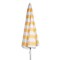 Picnic Time Family Of Brands 5.5 Ft. Portable Beach Umbrella, Yellow Cabana Stripe 822-00-335-000-0 - alternate 4