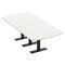 Skutchi Designs 8ft Arc Rectangle Conference Table With Power | Harmony Series | Person Meeting Room Table HAR-AREC-48X96-T.BK-W960-NA - alternate 1