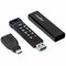 Rocstor DATASECURE FX5 128GB ENCRYPTED USB FLASH DRIVE - FIPS 140-2 LEVEL 3 -KEYPAD AUTH E82016-B1 - alternate 1