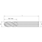 Widia W40B END MILL, 0.12 IN DIA CUTTER, 0.62 IN LENGTH OF CUT, (4) FLUTES, 0.18 IN DIA 6945891 - alternate 2