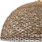 Homeroots Brown Single Rattan Dimmable Ceiling Light With Brown Shades 611629 - alternate 4