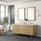 James Martin Vanities Laurent 72'' D Vanity, Light Natural Oak w/ Jasmine Pearl Top w/FreePower Wireless Charger 545-V72-LNO-FEJP - alternate 5