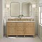 James Martin Vanities Lorelai 60" Double Vanity, Light Natural Oak, w/ 3 CM Tajnar Eclos Top 424-V60D-LNO-3TJR - alternate 7