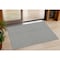 Homeroots 3' X 5' Black And Ivory Geometric Washable Indoor Outdoor Area Rug 594443 - alternate 1
