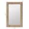Bali & Pari Geralyn Japandi Natural Seagrass Rectangular Wall Mirror 248-13815-ZORO - alternate 3