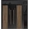 Vdomdoors Aluminum Double Doors Dekton 0163 Venezia Noce Top Transom Entry Door Painted (W86xH94) Left hand O DEKTON0163DEXD-VEN-W72+14xH96+14-LH-O - alternate 1