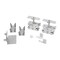 Renin Frame Kit, 96 in L Track PD203080 - alternate 2