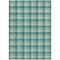Homeroots 3' X 5' Blue And Green Plaid Washable Indoor Outdoor Area Rug 601434 - alternate 4
