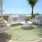 Homeroots 8' Sage And Green Round Abstract Washable Indoor Outdoor Area Rug 587298 - alternate 6