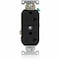 Leviton Straight Blade Receptacle, 5-20R, 20 A, 125V AC, Flush Mount, Self-Grounded TBR20-E - alternate 1