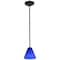 Access Lighting Martini, Pendant, Oil Rubbed Bronze Finish, Cobalt Glass 28004-1R-ORB/COB - alternate 3