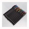 Pentel EnerGel Kuro Gel Pen, Retractable, Medium 0.7 mm, Assorted Ink Colors, Black Barrel, 12PK BL437R1BP12M - alternate 4