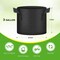 Healsmart 3 Gallon Nonwoven Grow Bags, Aeration Fabric Pots with Handles, Black, 6PK GLGROWBAG3X6LITEBLK - alternate 4
