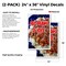 Signmission Red Beans & Rice, Vinyl Decals Only 24 Inch x 36 Inch, Vinyl Decal, 2PK DSB-2436-2PACK-Red Beans & Rice - alternate 2