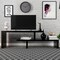 Leisuremod Orford TV Stand with MDF Shelves and Powder Coated Iron Legs, Ebony ORS88BL - alternate 6