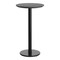 Flash Furniture Commercial 24" Black Faux Marble HPL Tabletop with Black Bar Height RD Base ST-RD24-BKMAR-TR18B-GG - alternate 3