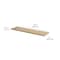 Dolle Lite 0.71 in. H X 23.6 in. W X 7.9 in. D Natural Bamboo Shelf Board 59150 - alternate 4
