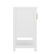 Flash Furniture Vega 36in. Vanity w/Sink, Gold Hardware, Soft Close Doors & Open Shelf, Carrara Marble, White/White FS-VEGA36-WH-HDGLD-GG - alternate 5