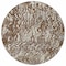 Homeroots 8' Brown Beige And Gray Round Abstract Washable Indoor Outdoor Area Rug 600278 - alternate 5