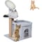 Simple Deluxe 33 inch Small Cat Tree Tower, Cat Tree for Indoor Cats, Cat Scratching Post with Sisal Scratching P 3A53PTTREESCRACH33G01 - alternate 1