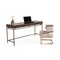 Homeroots 63" Dark Mango Manufactured Wood Rectangular Writing Desk With Three Drawers 482428 - alternate 1