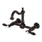 Kingston Brass Two-Handle Wall Mount Bridge Kitchen Faucet, Oil Rubbed Bronze KS1265BAL - alternate 1