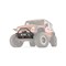 Warn Stubby One Piece Design Winch Mount Bumper with Grille Guard and Shackle Tabs 101450 - alternate 4