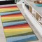 Jonathan Y Prism Geometric Striped Orange/Green/Blue 2 ft. x 8 ft. Runner Rug DZC101A-28 - alternate 1