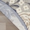 Homeroots 8' Blue and Gray Round Floral Indoor Outdoor Area Rug 527633 - alternate 3