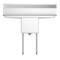 Koolmore 1 Compartment Stainless Steel NSF Commercial Kitchen Prep & Utility Sink with 2 Drainboards SA151512-15B3 - alternate 7