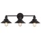 Jonathan Y July 26.5" 3-Light Industrial Farmhouse Metal Vanity Light, Oil Rubbed Bronze JYL7428A - alternate 1