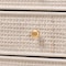 Bali & Pari Vivan Natural Rattan Storage Cabinet, 3-Drawer, French Grey 272-14903-ZORO - alternate 5