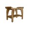 Homeroots Compact Rectangular Teak Shower Bench With Handles In Natural Finish 376721 - alternate 6