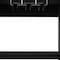 Homeroots 63in Black Wood Bar Cabinet With Two Drawers 535070 - alternate 4