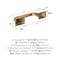 Amerock Highland Ridge Champagne Bronze Transitional Pivoting Double Post Toilet Paper Holder BH36011CZ - alternate 2